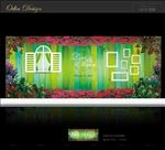 森林婚礼背景
