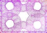 紫花圈 证书底纹