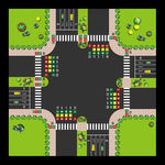 交叉路口信号灯