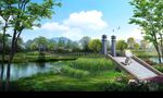 西河吊桥护坡