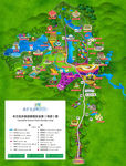 旅游景区手绘地图