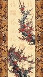 梅花玄关背景墙