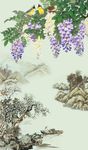 国画花鸟玄关