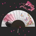 梦幻清新蝶恋花折扇设计