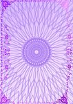 紫花环 证书底纹