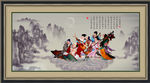 八仙过海装饰画