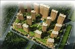 住宅区鸟瞰建筑效果图