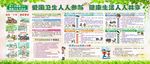 第29个爱国卫生月活动展板