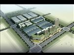 商业住宅区鸟瞰建筑效果图