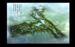 河道水景 鸟瞰大规划