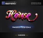 PSD字体特效样式