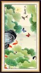 国画荷花