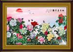 国画牡丹
