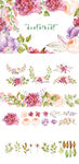 手绘水彩花环DIY