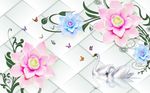 3D玫瑰花