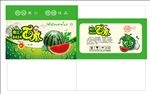 南汇8424西瓜包装展开图