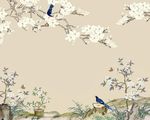 工笔花鸟画壁纸壁画