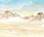 大理石 江山如画 石纹