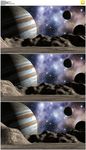 三维宇宙背景