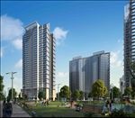 高层住宅水景景观图