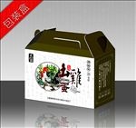 土鸡蛋包装盒(展开图）
