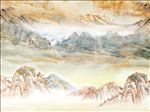 高清大理石玉纹江山如画