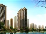 住宅区高层景观效果图