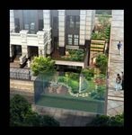 住宅一角鸟瞰景观效果图