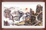 山水画 装裱字画