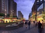 夜景繁华商业建筑效果图
