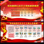 社会主义核心价值观宣传栏