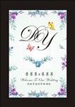 水彩迎宾牌