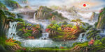 山水油画