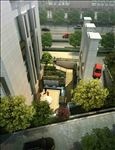 鸟瞰庭院台阶流水景观图