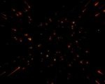 金色粒子星空视频素材