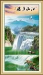 竖幅山水画