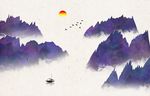 中式水墨山水