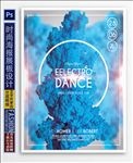抽象蓝色音乐海报