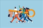团队钥匙美国旗出国留学旅游插图