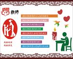 感恩老师文化墙