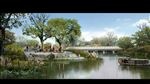 原生态河道自然风景景观图