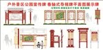 公园景区宣传牌