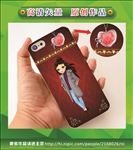 美女手机壳 手绘美女 卡通美女