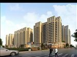 商业住宅区商铺建筑效果图