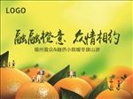 亲子摘橙子背景板