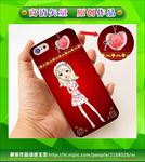 美女手机壳 手绘美女 卡通美女