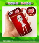 美女手机壳 手绘美女 卡通美女