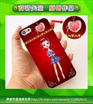美女手机壳 手绘美女 卡通美女