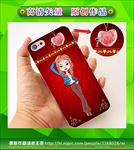 美女手机壳 手绘美女 卡通美女