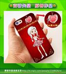 美女手机壳 手绘美女 卡通美女